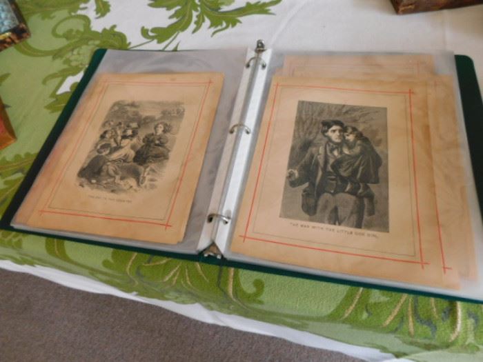 Antique lithographs