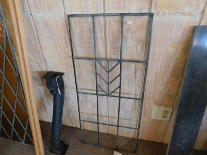 Leaded glass window