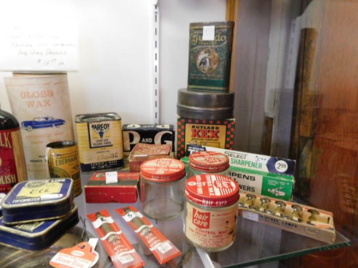 Antique tins