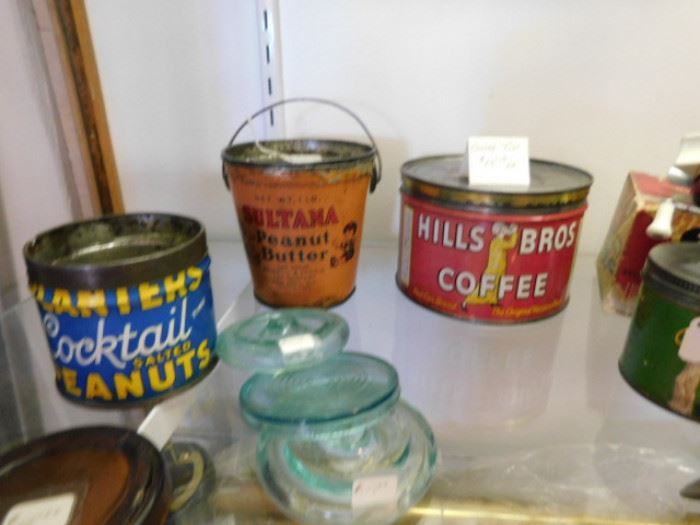 Antique tins