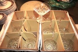 Service for 12 Waterford Stemware