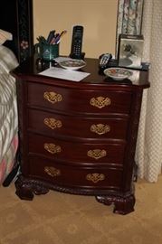 Part of a Pair of 4 Drawer Night Stand