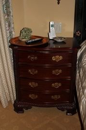 Part of a Pair of 4 Drawer Night Stand