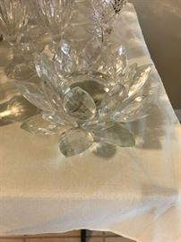 Crystal Petals Candle Holder