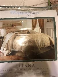 High End Waterford King Comforter Set- $840 New