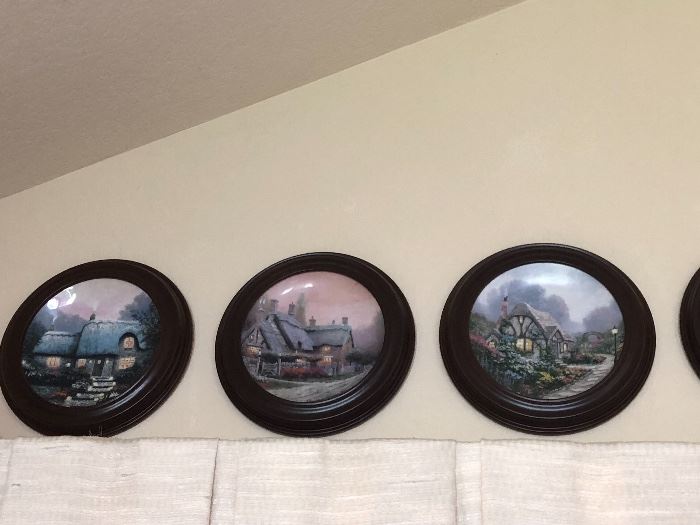 Collection of Thomas Kinkade plates