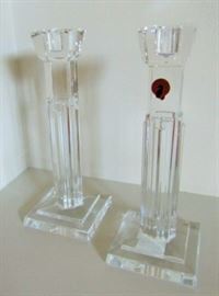 Waterford crystal candlesticks