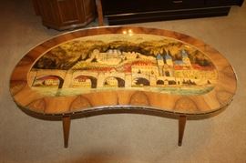 Carved table from Black Forest, Germany