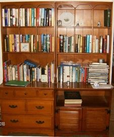 maple bookcases