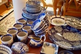 Spode England Italian Blue and White