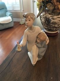 Lladro - Boy and Brother / Candle - $ 40.00