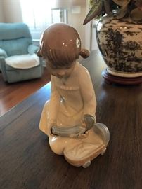 Lladro - Girl with Doll $ 24.00 - NAO