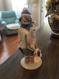 Lladro - Boy dressed for Winter $ 28.00 - NAO