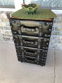 Black Trunk style with Drawers $ 110.00