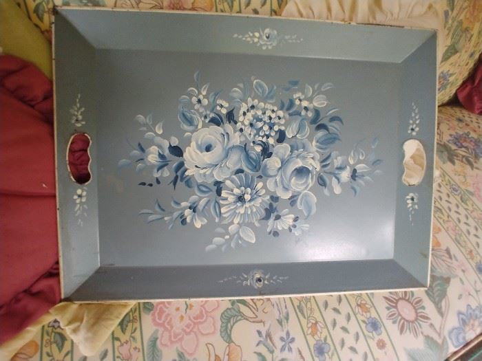 Hand-painted tool tray $10
