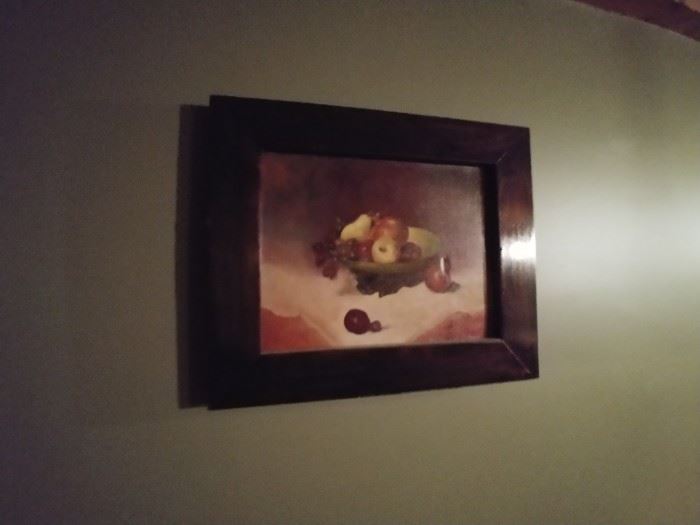 Still life oil painting a fruit $30