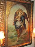 Angel Icon Oil on canvass Diana Mendoza