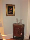 RARE Pr. of 18th century Russian Corner Cabinets