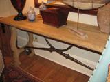 Cypress and Iron Console Table
