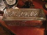 Antique Silver Poker Chip Box