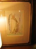 George Catlain Hand Colored Lithograph and others as well
