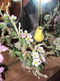Connoisseur of Malvern Yellowhead Bird on Apple Blossoms artist Diane and Chris Lewis