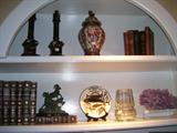 Majolica, Bronze, Coral, Antique Leather Books