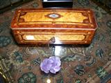 Antique Inlaid Music Box in working condition