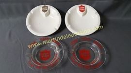 vintage Lone Star beer ashtrays