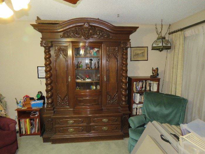 Large German Cabinet Bought in Germany.                              64" x 24" x 93"           Available for Pre Sale $4500