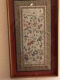 Framed Chinese Tapestry