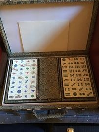 Antique Mah Jongg sets.  Various themes, ages and size.  All in very good condition.  There are 9 total in the collection.