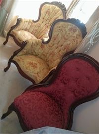 Pretty victorian chairs
