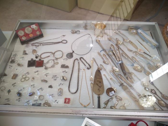 Lots of pretty sterling jewelry
