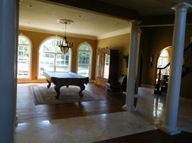 pool  table  and  armoire- 