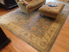 another  view  of  rug in  master  bedroom