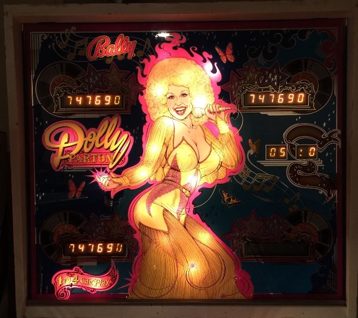 RARE FIND! 1978 Bally's Dolly Parton Pinball Machine! 