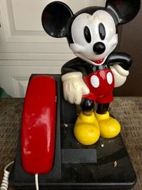 Two Mickey Mouse phones