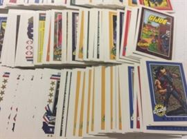 Huge Lot of Hundreds GI Joe Cartoon Trading Cards ..