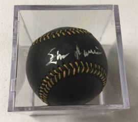 Stan Musial Signed Official Major League Black Bas