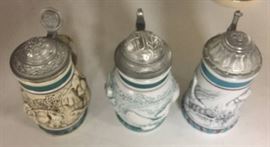 Three Mini Endangered Species Collectors Stein Sp ...