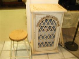Brand New Wine Rack, Vintage Stool...
