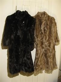 Two Medium Fur Coats, lots of Nice Clothes, Shoes for sale ...