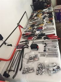 Some of the many tools...