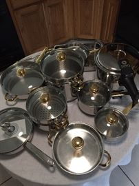 We Have Several sets of Cookware,this one is Cusine Cookware New/Never Used...