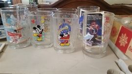 MICKEY MOUSE/DISNEY GLASSES ALL DIFFERENT
