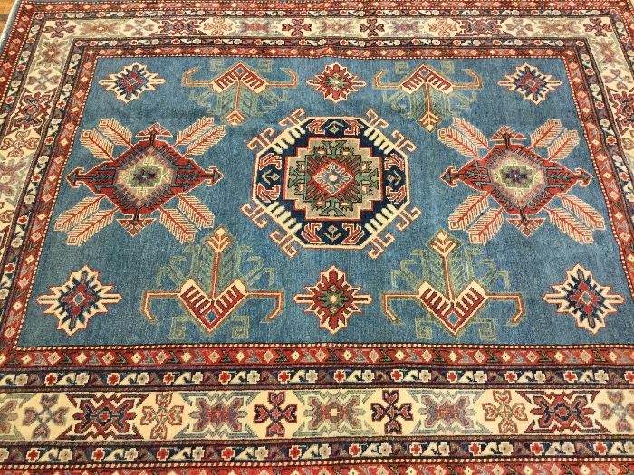 HAND KNOTTED WOOL CARPET, 91” X 68” Item #: 91502