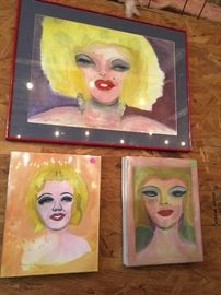 Mysterious Marilyn paintings