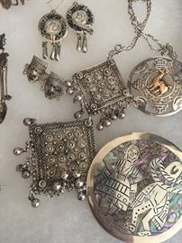 Sterling silver from Mexico, Guatemala and Peru