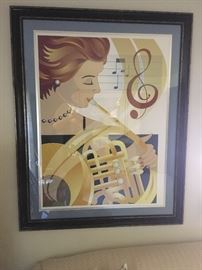 Large print of French Horn player